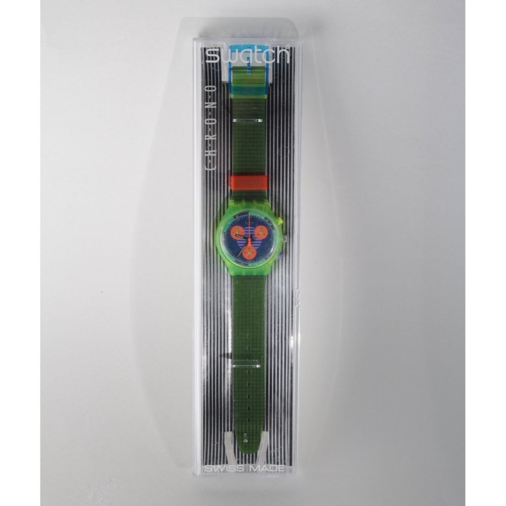 Swatch Chrono Neo Wave SCJ 100 Vintage Wristwatch IOB